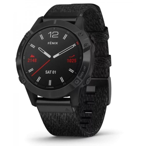 Купить Garmin Мужские Часы Fēnix 6 Sapphire 010-02158-17 GPS Multisport Smartwatch