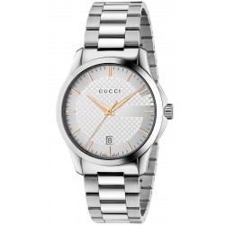 Купить Gucci Унисекс Часы G-Timeless Medium YA126442 Quartz