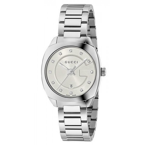 Купить Gucci Женские Часы GG2570 Small YA142504 Бриллианты Quartz
