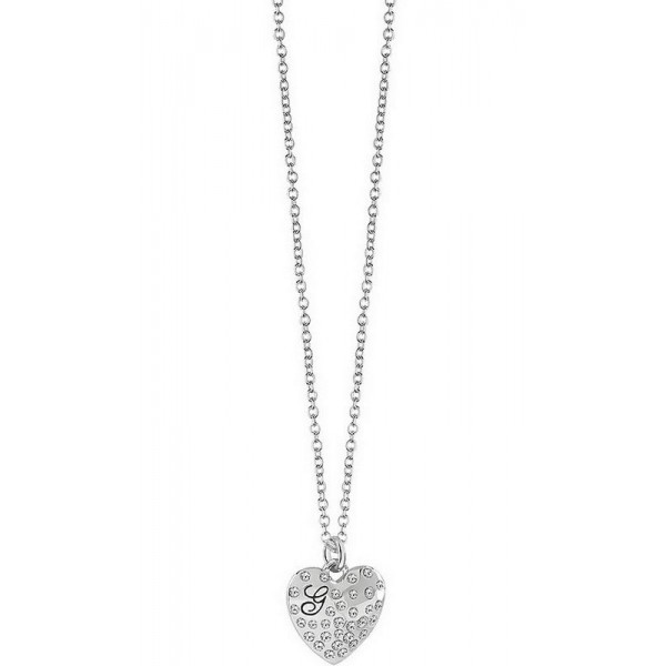 Buy Women's Guess Necklace Glossy Hearts UBN51471 Heart