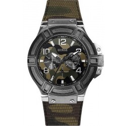 Купить Guess Мужские Часы Rigor W0407G1 Камуфляж Многофункциональный