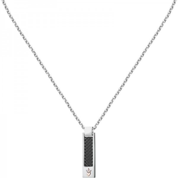 Image of the Mens Maserati Iconic Necklace JM423AVD19