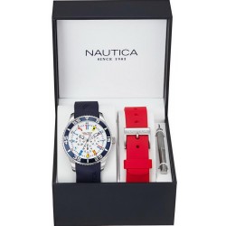 Nautica Мужские Часы NST 07 Flag Box Set NAI13502G Многофункциональный