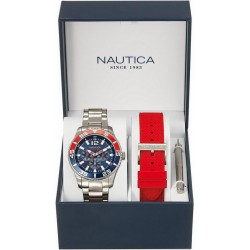 Nautica Мужские Часы NST 07 Box Set NAI16500G Многофункциональный
