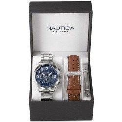 Купить Nautica Мужские Часы NCC 01 Box Set NAI18509G Хронограф