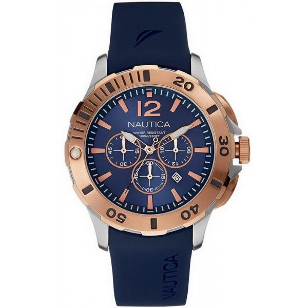 Buy Nautica Men's Watch BFD 101 Dive Style NAI19506G Chronograph