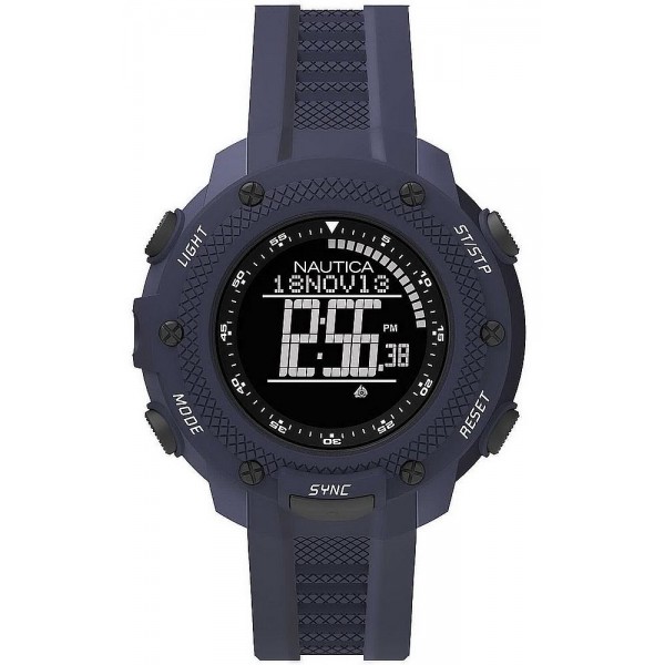Купить Nautica Мужские Часы NMX Digital Yachtimer NAI19524G Многофункциональный