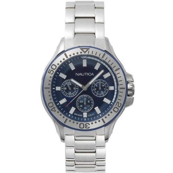 Buy Nautica Men's Watch Auckland NAPAUC001BR Multifunction