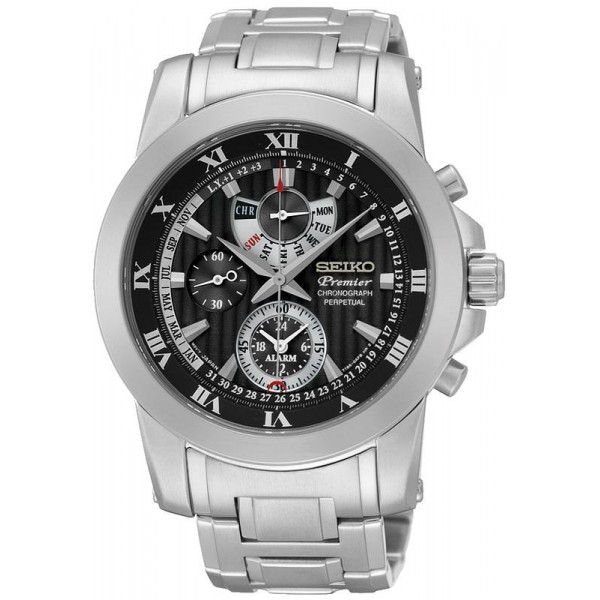 Comprar Reloj Hombre Seiko Premier Chronograph Perpetual Calendar Alarm SPC161P1
