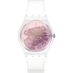 Women's Swatch Watch Gent Pink Disco Fever GE290