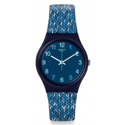 Swatch Ladies Watch Gent Trico'Blue GN259