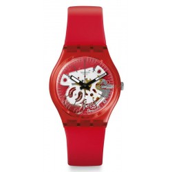 Swatch Unisexuhr Gent Rosso Bianco GR178 kaufen