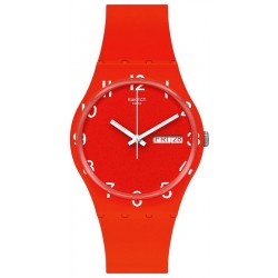 Swatch Unisexuhr Gent Over Red GR713 kaufen