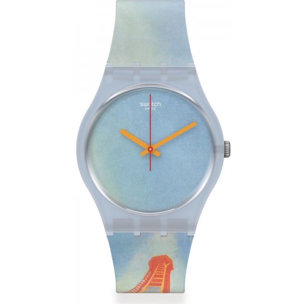 Swatch Uhr Centre Pompidou Eiffel Tower, by Robert Delaunay GZ357 kaufen