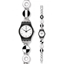 Women's Swatch Watch Lady Blackiniere LB185G