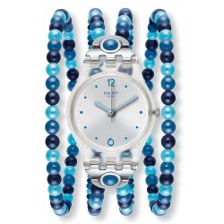 Women's Swatch Watch Lady Blues Prohibition LK353