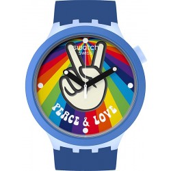 Swatch Uhr Big Bold Peace Hand Love SB03N105 kaufen