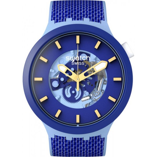 Swatch Uhr Big Bold Bouncing Blue SB05N105 kaufen