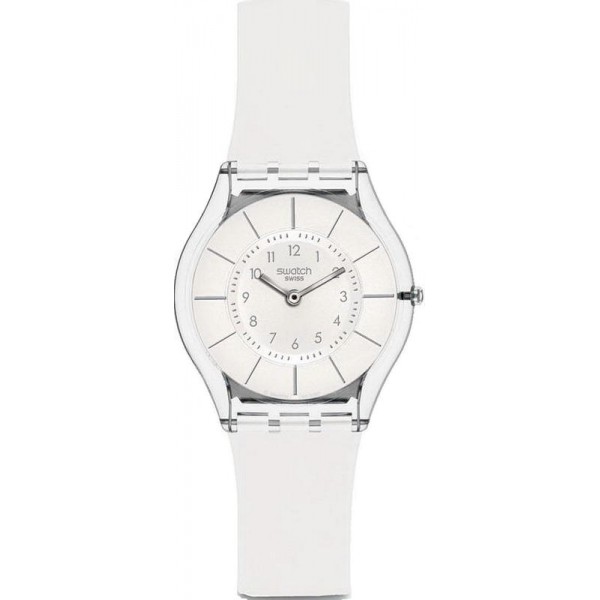 Купить Swatch Женские Часы Skin Classic White Classiness SFK360
