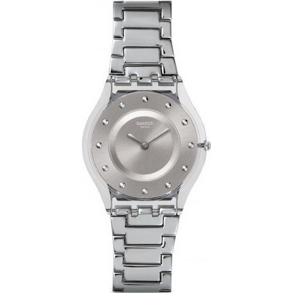 Swatch Damenuhr Skin Classic Silver Drawer SFK393G kaufen
