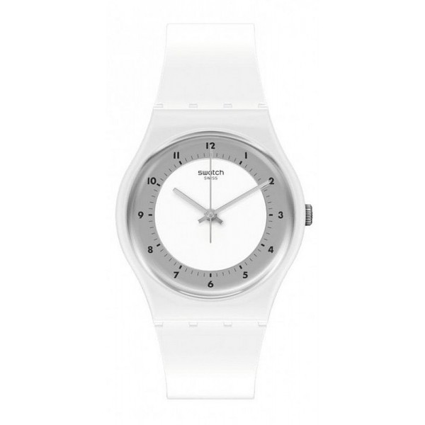 Buy Swatch Ladies Watch Gent Weisser Than White SO28W104