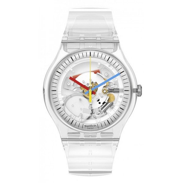 Buy Unisex Swatch Watch Clearly New Gent SO29K100