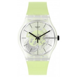 Unisex Swatch Watch New Gent Green Daze SO29K106