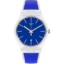 Unisex Swatch Watch New Gent Blue Trip SO29K400