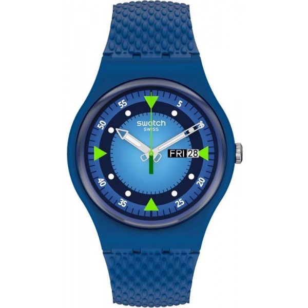 Swatch Unisexuhr New Gent Blue Blend SO29N701 kaufen