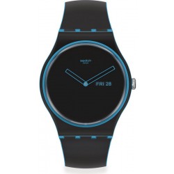 Swatch Unisexuhr New Gent Minimal Line Blue SO29S701 kaufen