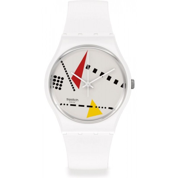 Swatch Unisexuhr Gent Whi_Mem M SO31W106 kaufen