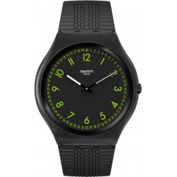 Men's Swatch Watch Skin Irony Brushed Green SS07B108