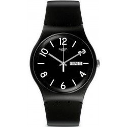 Swatch Unisexuhr New Gent Backup Black SUOB715
