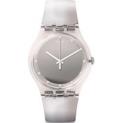 Women's Swatch Watch New Gent Shiny Moon SUOK121