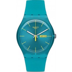 Kaufen Sie Swatch Unisexuhr New Gent Turquoise Rebel SUOL700