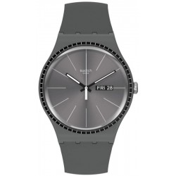 Swatch Unisex Watch New Gent Grey Rails SUOM709