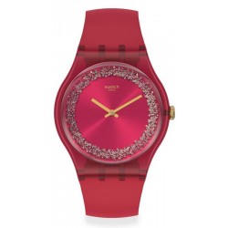 Women's Swatch Watch New Gent Ruby Rings SUOP111