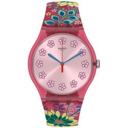 Women's Swatch Watch New Gent Dhabiscus SUOP112