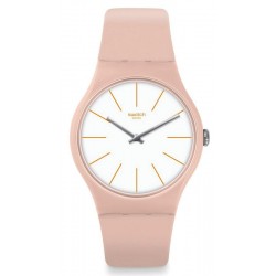 Women's Swatch Watch New Gent Beigesounds SUOT102