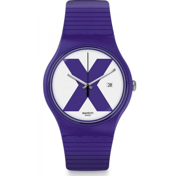 Kaufen Sie Swatch Unisexuhr New Gent XX-Rated Purple SUOV401