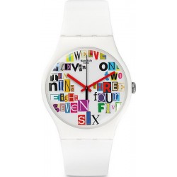 Kaufen Sie Swatch Unisexuhr New Gent Multi Collage SUOW132