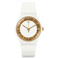 Women's Swatch Watch New Gent Siliwhite SUOW158