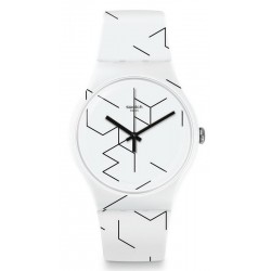 Unisex Swatch Watch New Gent Meiro SUOW164