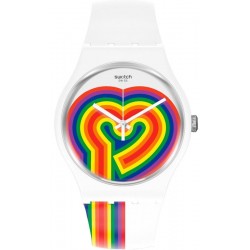 Women's Swatch Watch New Gent Beating Love SUOW171