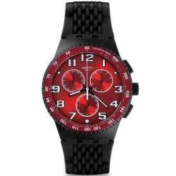 Men's Swatch Watch Chrono Plastic Testa di Toro SUSB101 Chronograph