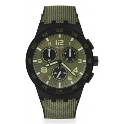 Buy Mens Swatch Watch Chrono Plastic Dark Forest SUSB105