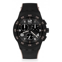 Buy Mens Swatch Watch Chrono Plastic Black Cord SUSB106