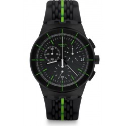 Buy Men's Swatch Watch Chrono Plastic Laser Track SUSB409 Chronograph