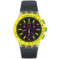 Swatch Unisexuhr Chrono Plastic Yel-Lol SUSJ402 Chronograph kaufen