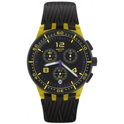 Swatch Unisexuhr Chrono Plastic Yellow Tire SUSJ403 Chronograph kaufen